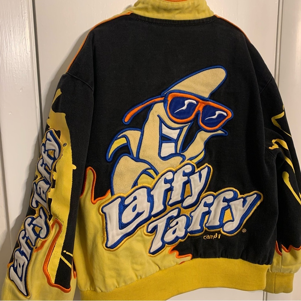 Laffy Taffy Banana Racing Jacket Size Kids Medium 7-8 - Picture 7 of 10